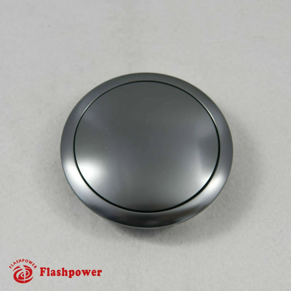 Billet Aluminum Steering Wheel Horn Button Small Plain Gun Metal