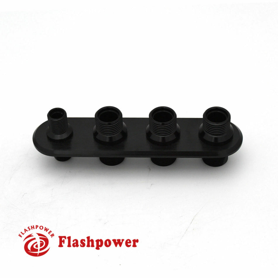 4-Port Billet Aluminum Firewall Heater & A/C Bulkhead In –Line