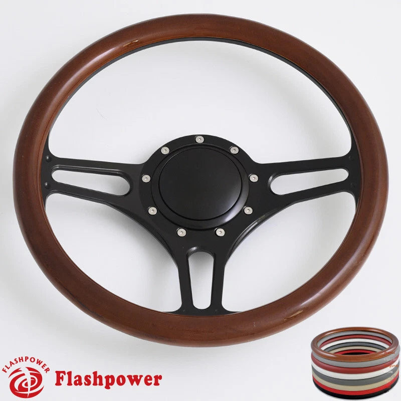 14'' Billet Steering Wheels Full Wrap GMC Trucks Blazer El Camino Jimmy