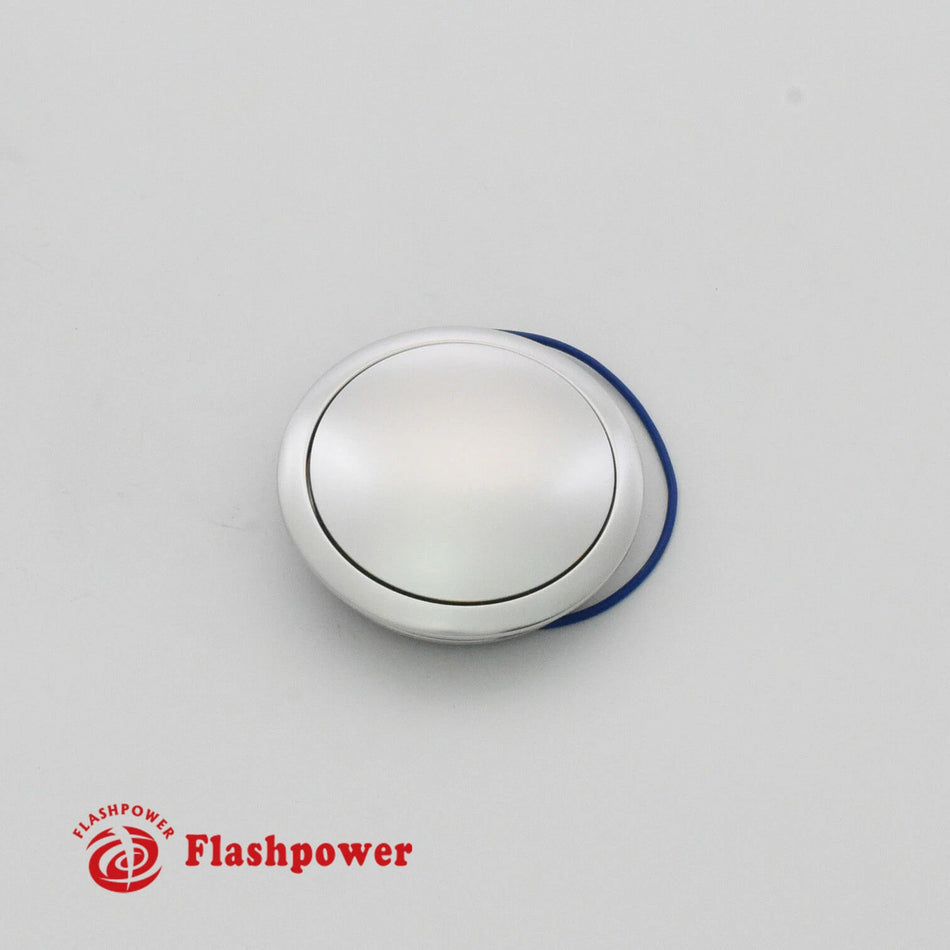 Billet Aluminum Steering Wheel Horn Button Small Plain Satin