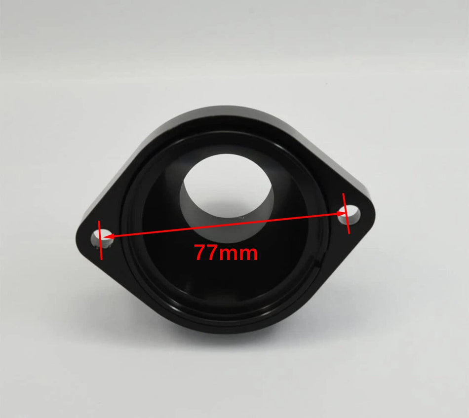 Billet Swivel Thermostat Housings Water Neck 180 AN20 LS Engine Black