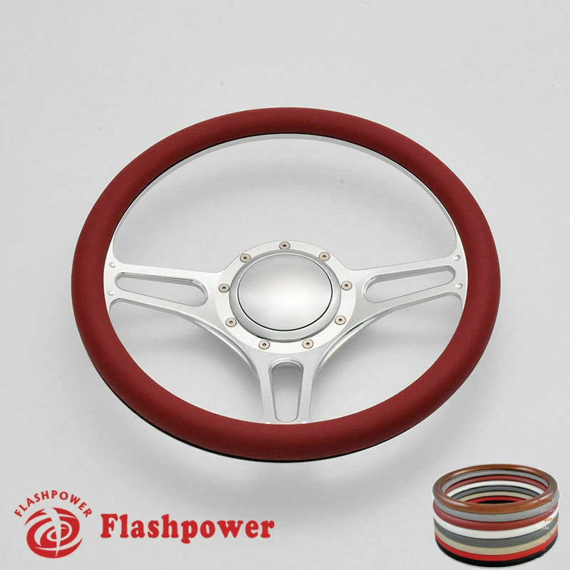 14'' Billet Steering Wheels Half Wrap Buick Cadillac Pontiac GTO Firebird
