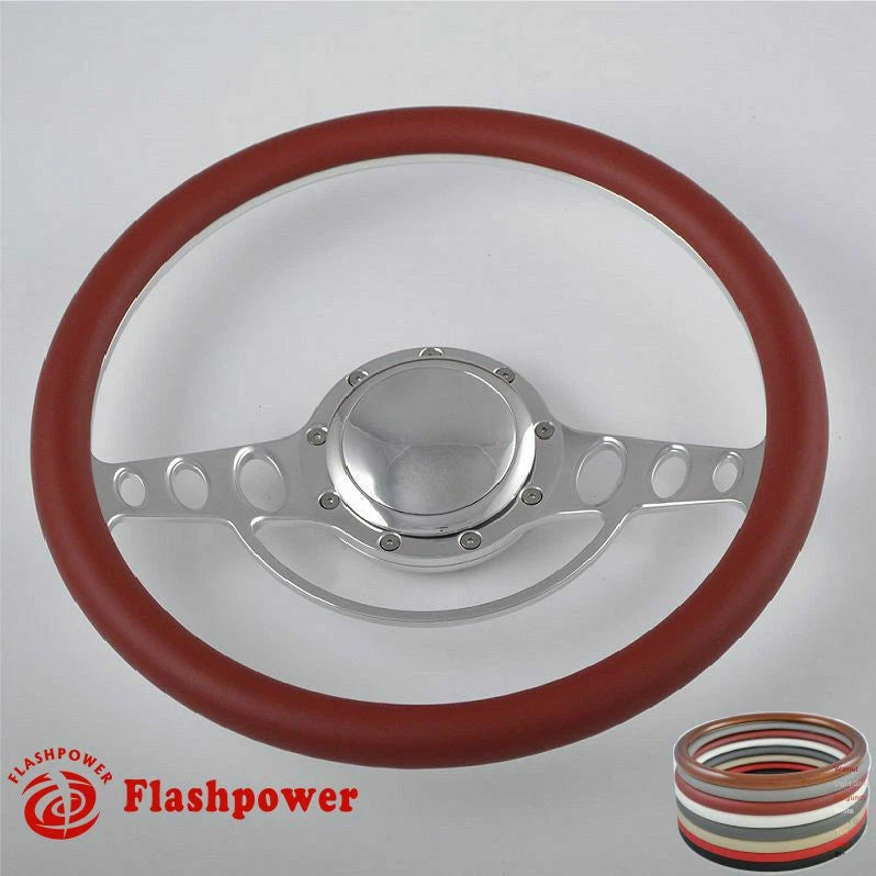 15.5'' Billet Steering Wheels Half Wrap Restoration Parisienne Catalina GM