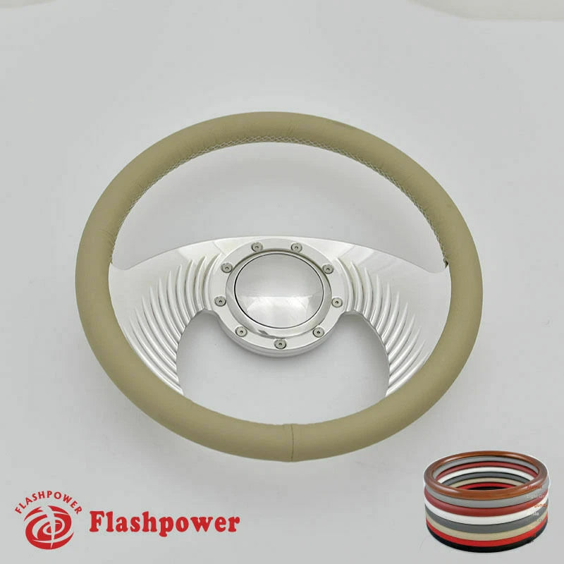 14'' Billet Steering Wheel Full Wrap Chevrolet Monte Carlo Camaro w/ Horn