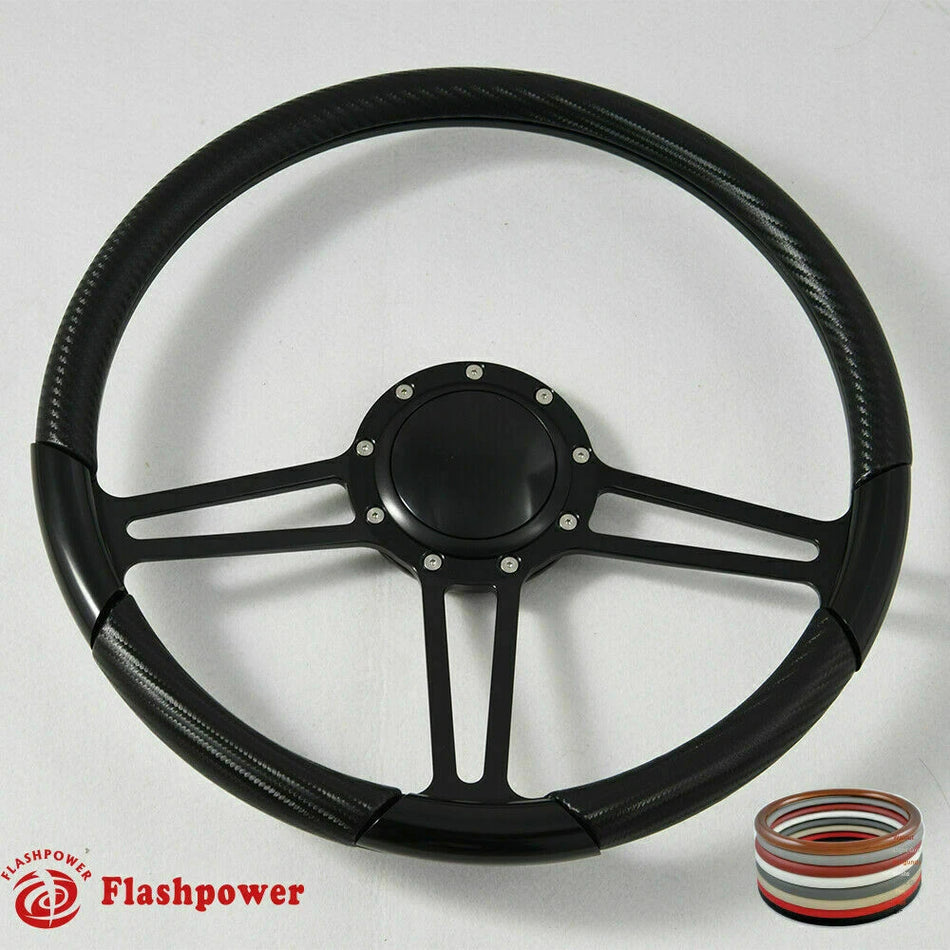 15.5'' Billet Steering Wheel Full Wrap Firebird GTO