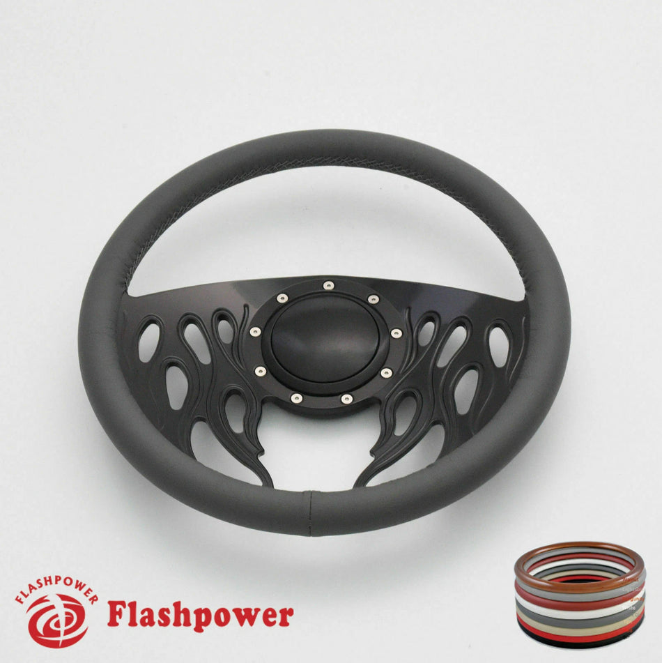 14'' Billet Steering Wheels Full Wrap GMC New Yorker Imperial Cordoba