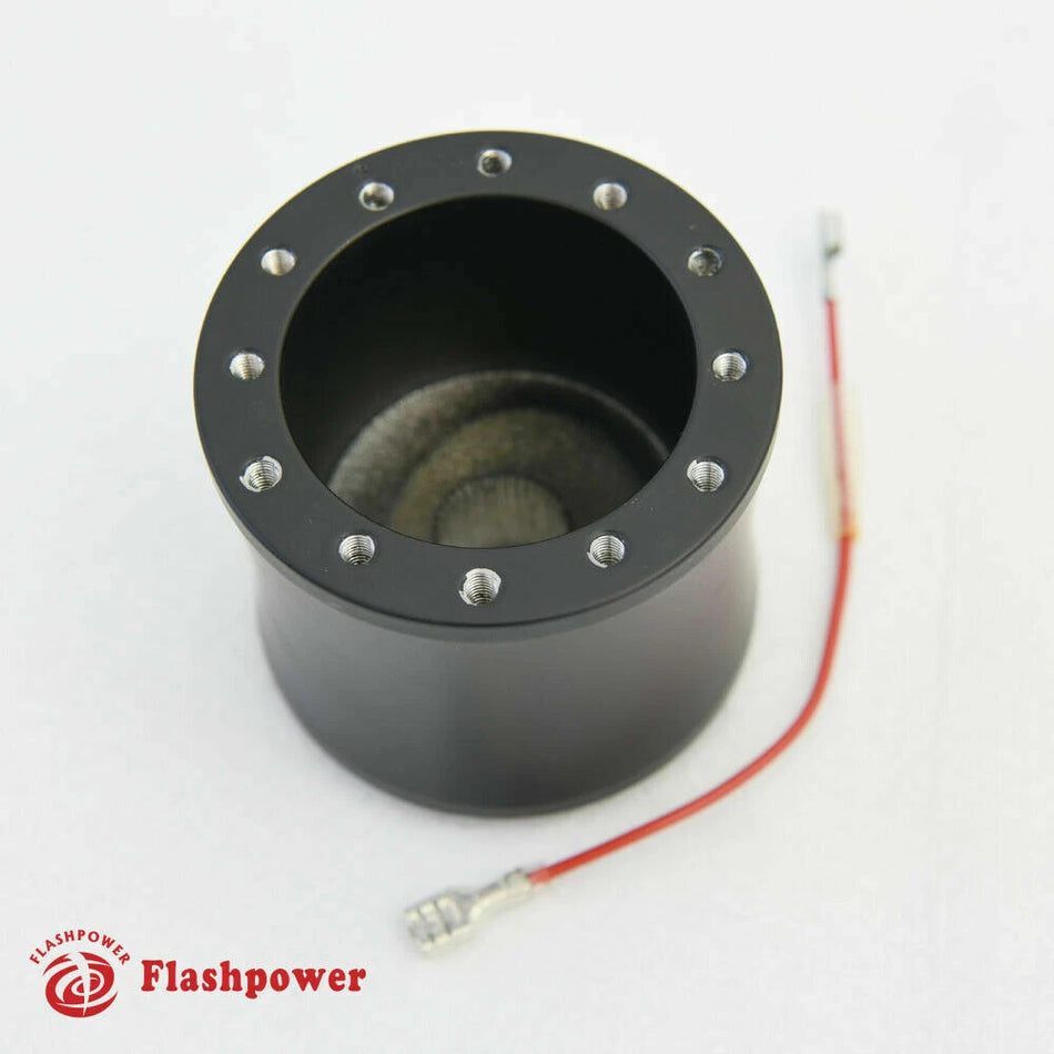 Flashpower Billet Steering Wheel Black Adapter Hub Boss Kit 6 Bolt for VW Beetle