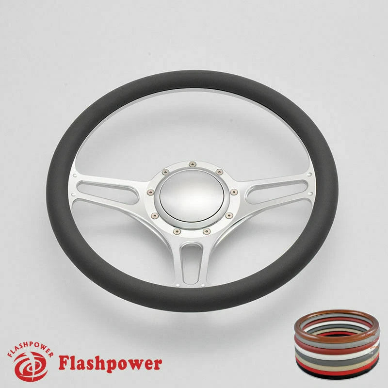 14'' Billet Steering Wheels Half Wrap Buick Cadillac Pontiac GTO Firebird