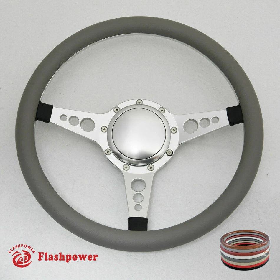 14'' Billet Steering Wheel Half Wrap Horn Button GMC Catalina